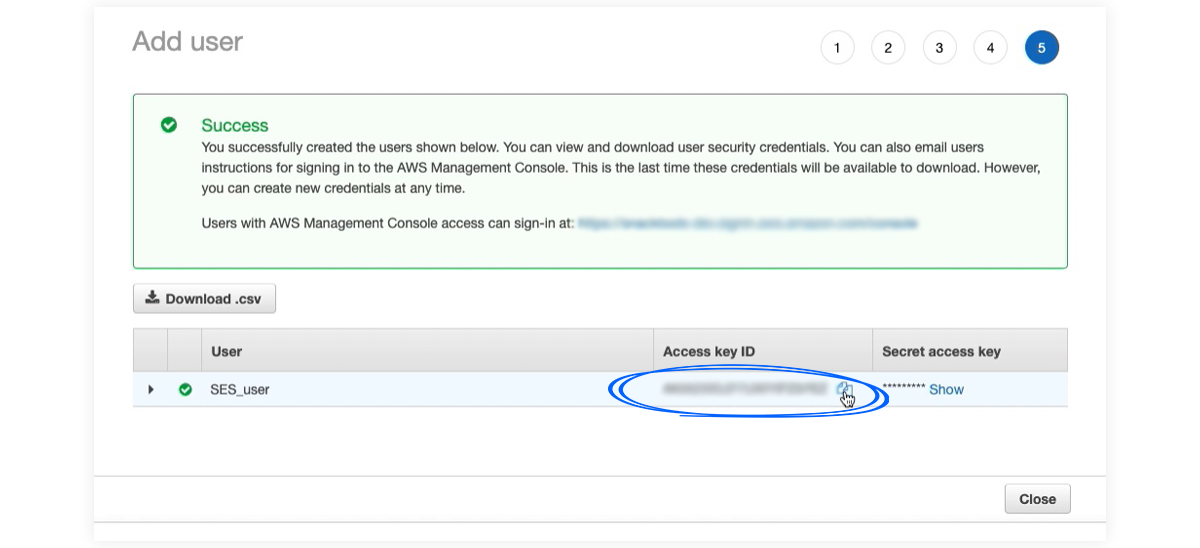 Access key ID in Amazon