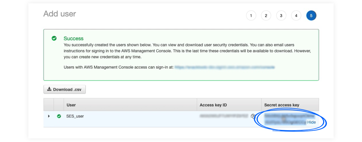 API Secret Key in Amazon