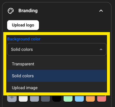 background color