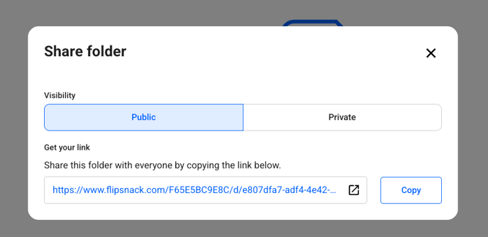 publish or private share
