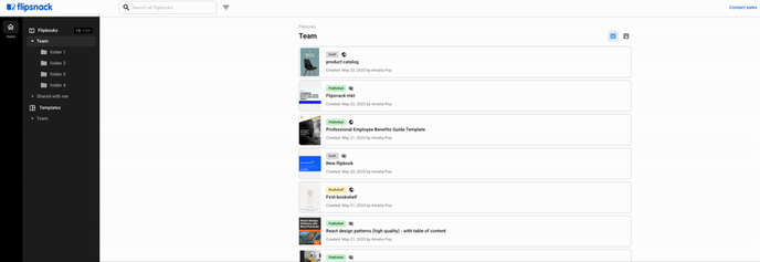 search flipbook and find folder