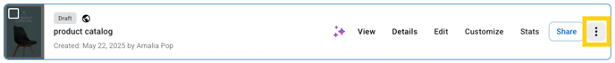 three dot menu